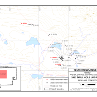2023 Drill Hole Location Map -